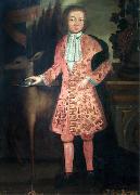 Kuhn Justus Engelhardt Portrait of Charles Carroll d'Annapolis painting